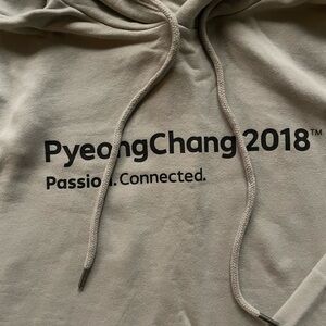 2018 Winter Olympic Korea PyeongChang Olympic 2018 Gray Stone Hoodie